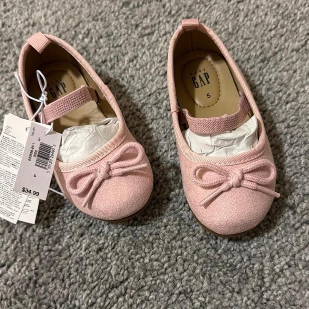 GAP Kids Sparkly Pink Dress Shoes